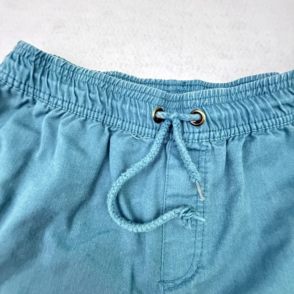 Shaun White Shorts Boys Large 12-14 Blue Elastic Waist Drawstring Skate Casual